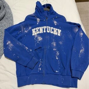 LF Royal Blue Bomber Jacket with White Lettering